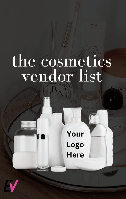 Cosmetics Vendors List