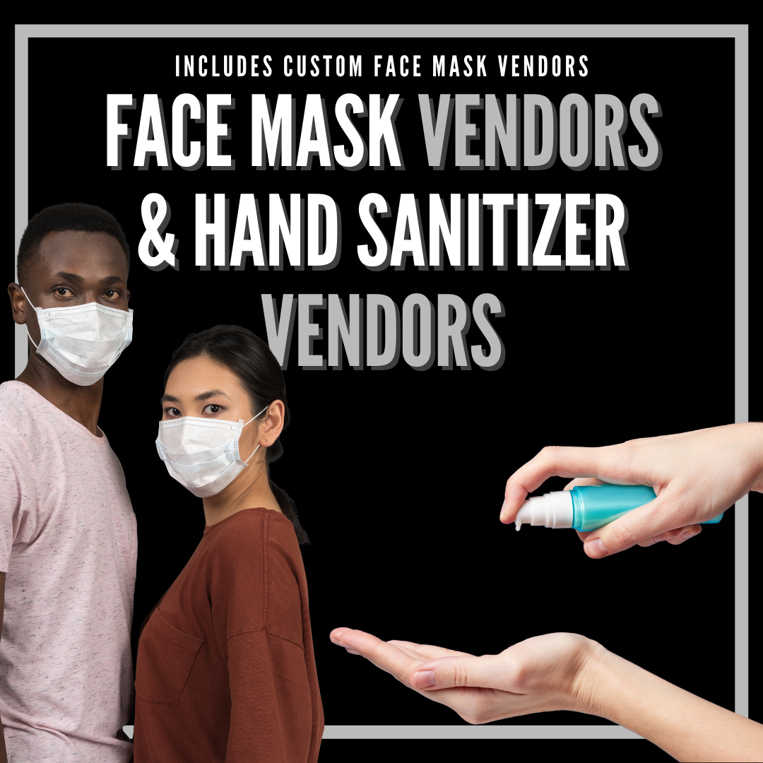 Face Mask & Hand Sanitizer Vendor List