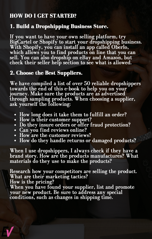 Dropshipping Starter Pack: Vendors List + Guide