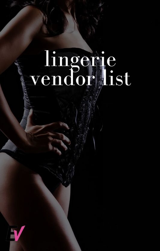 Lingerie Vendors List